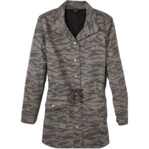 Oakley Tail Wind 100% Cotton Camouflage Print Jacket - Gray - S